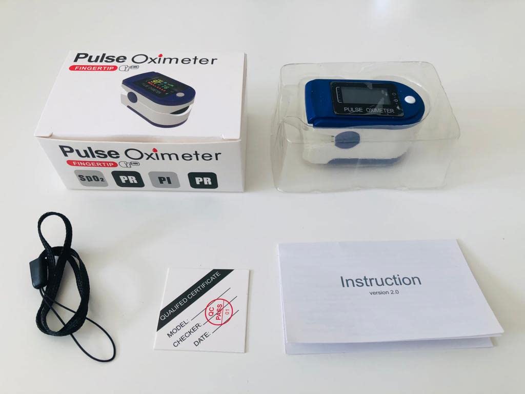 Pulse Oximeter Oxymeter Latest Model Digital Fully Automatic TFT Display Fingertip Pulse Oximetry Blood Oxygen Saturation Monitor