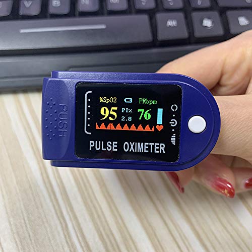 Pulse Oximeter Oxymeter Latest Model Digital Fully Automatic TFT Display Fingertip Pulse Oximetry Blood Oxygen Saturation Monitor