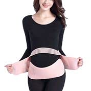 Jamila Maternity Belt Pregnancy Support Belt Lumbar Back Support Waist Band Belly Bump Brace, Relieve Back, Pelvic, Hip Pain Labour and Recovery (Pink)