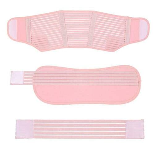 Jamila Maternity Belt Pregnancy Support Belt Lumbar Back Support Waist Band Belly Bump Brace, Relieve Back, Pelvic, Hip Pain Labour and Recovery (Pink)