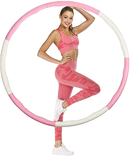 Khankah Sirajia Limited 1KG Weighted Collapsible Hula Hoop Exercise ABS Padded Hoops Fitness Workout Gym