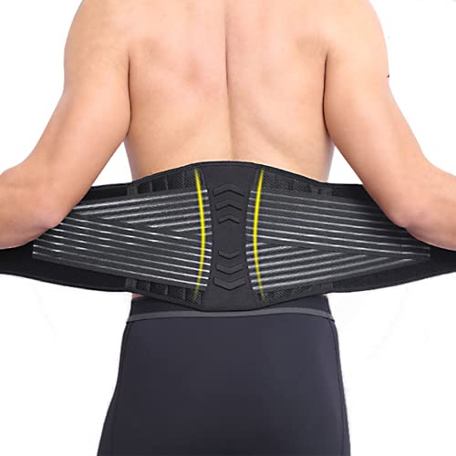 Khankah Sirajia Limited Adjustable Lower Back Support Belt Lumbar Brace/Posture Pain Relief Lifting Gym Pain Relief, Back Support, Lumbar, Abdominal Gym